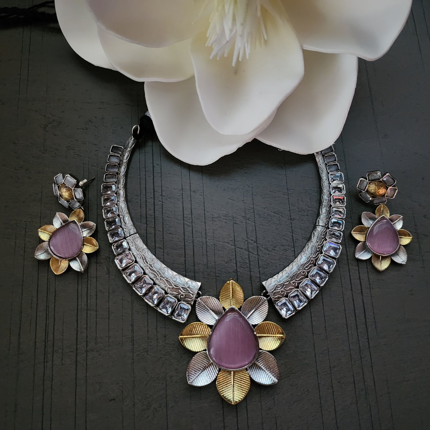 Hasali Replica Necklace and Earrings