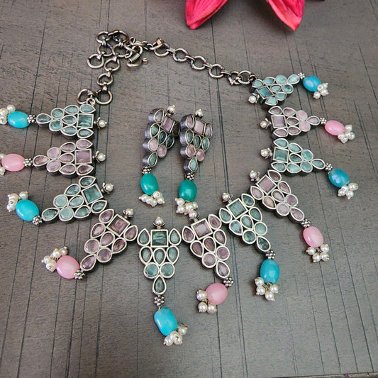 Replica Fusion Necklace and Earrings