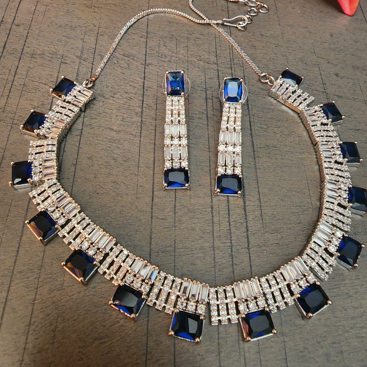 CZ Necklace and Earring