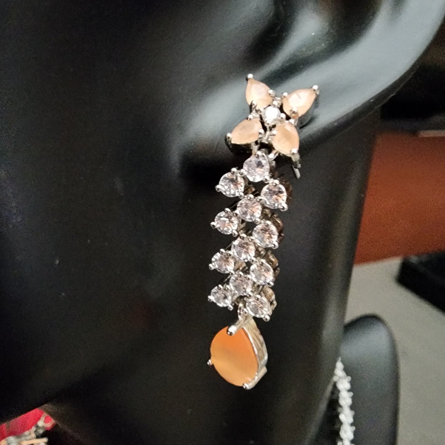 CZ Necklace and earrings