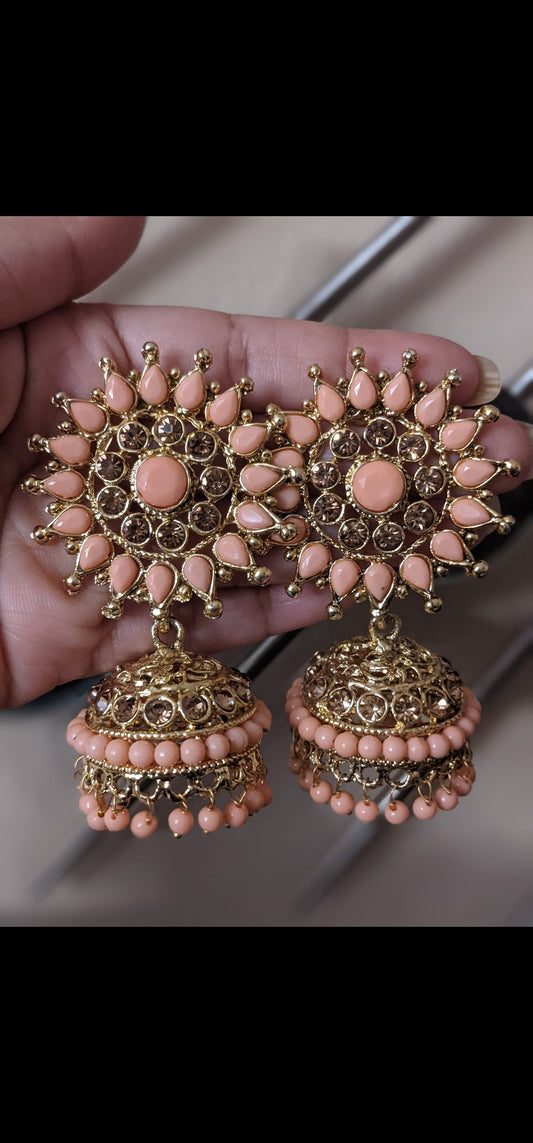 Gold Plated Earrings Jhumka