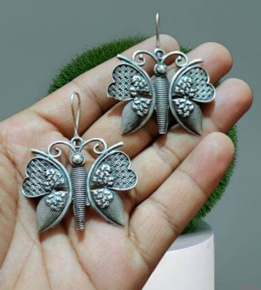 Butterfly Oxidise Replica earrings